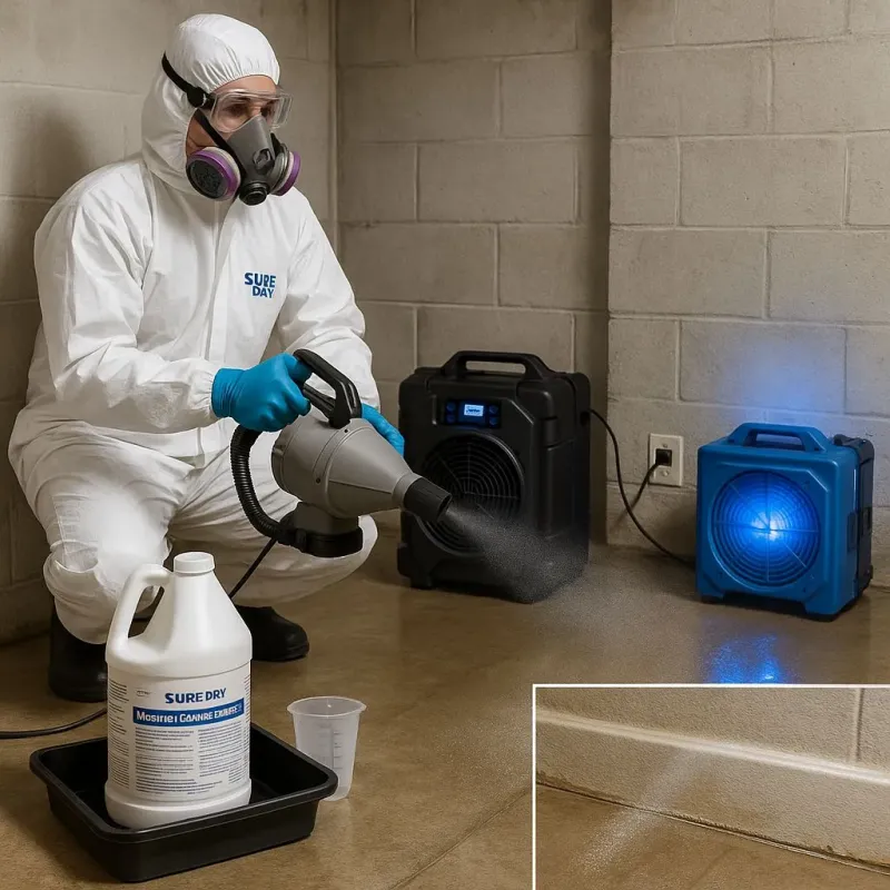 Sanitization and Odor Removal process in Cheswold, DE